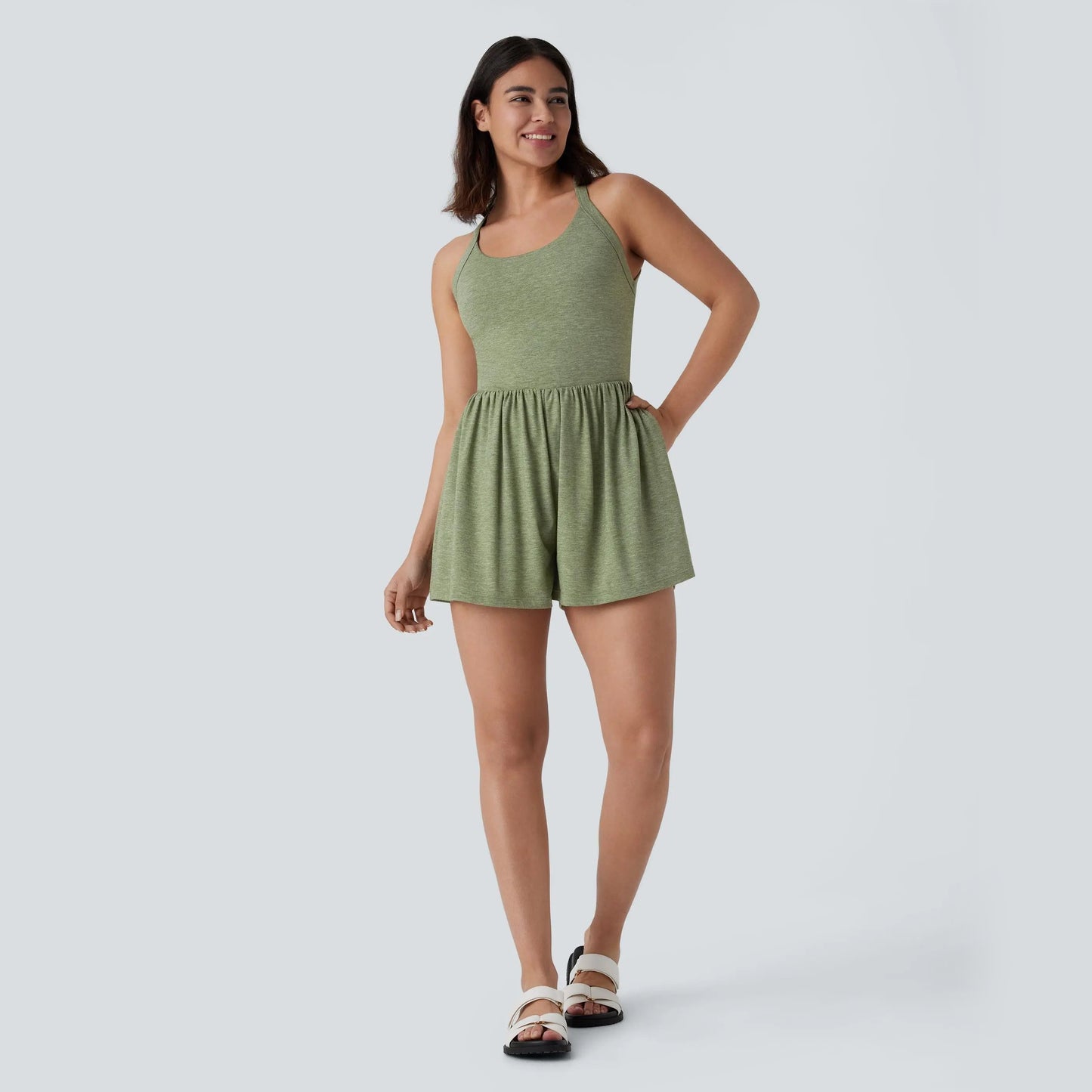 🔥 Women's Pocket 2-in-1 Romper | The Outfit You'll Reach For Again and Again