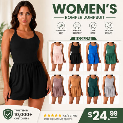 🔥 Women's Pocket 2-in-1 Romper | The Outfit You'll Reach For Again and Again