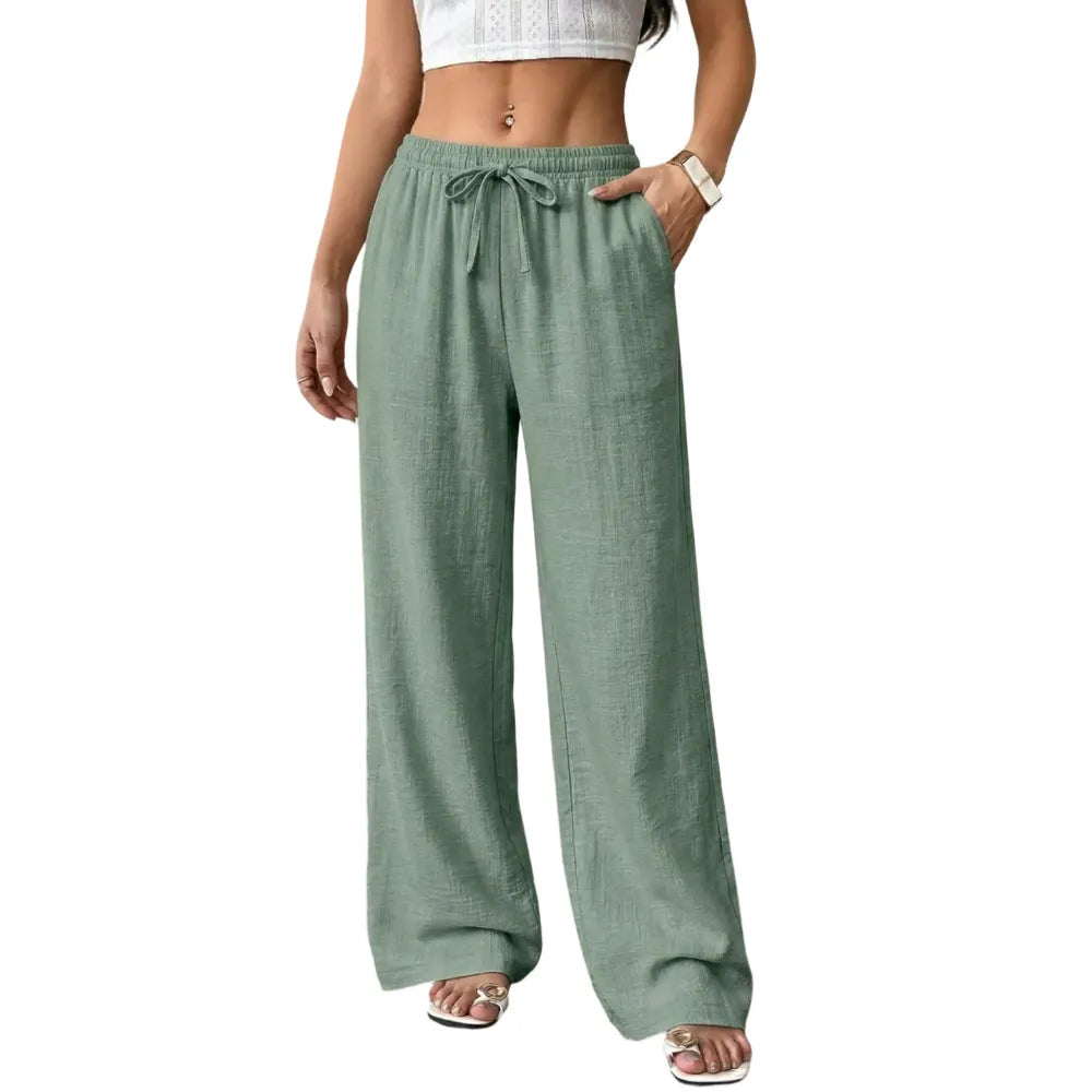 💖 Casual Waist-Cinching Pants | Flattering Fit & All-Day Comfort