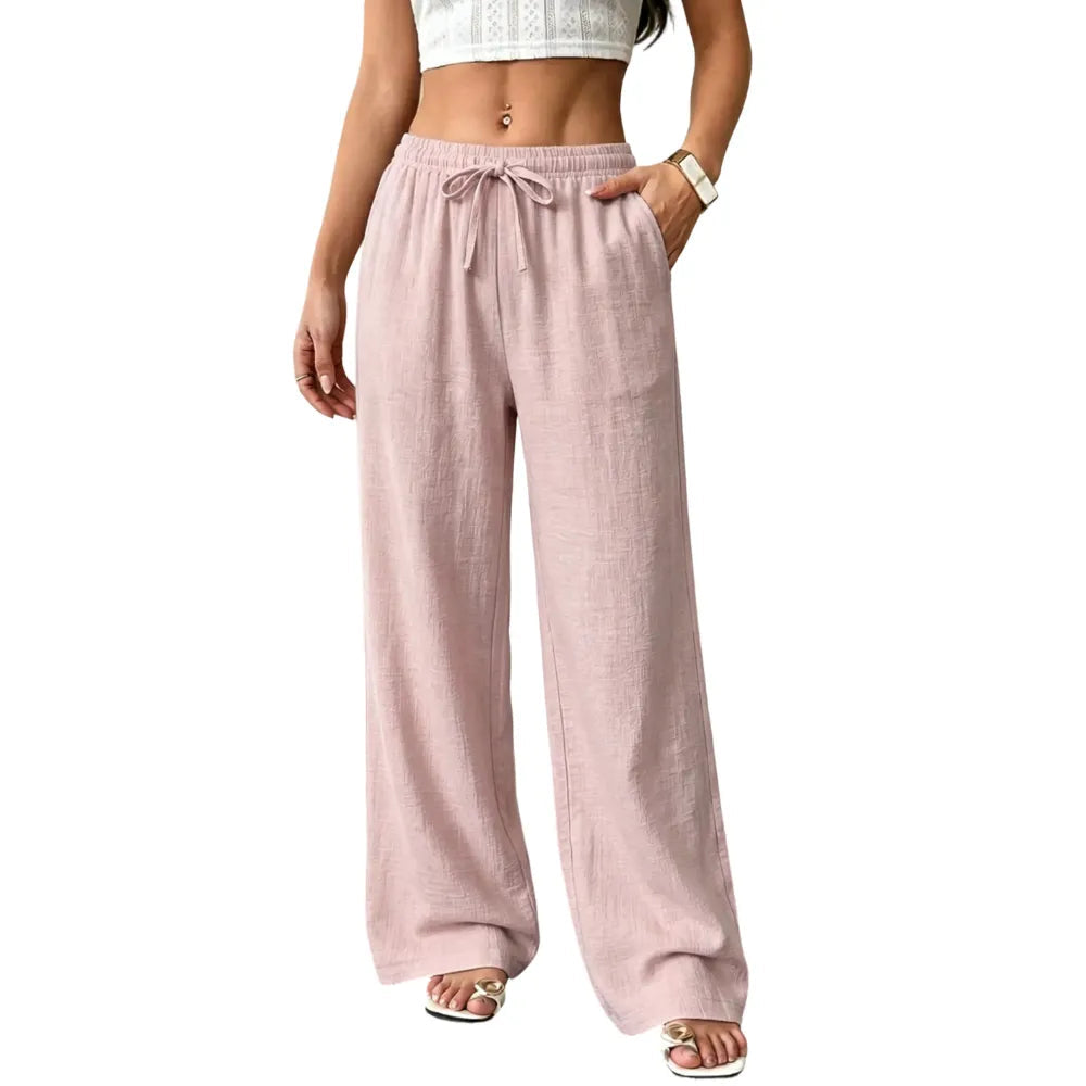 💖 Casual Waist-Cinching Pants | Flattering Fit & All-Day Comfort